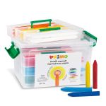 144 Supersoft Wax Crayons in School Box