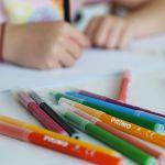 Fine Fibre Tipped Pens in Schoolbox