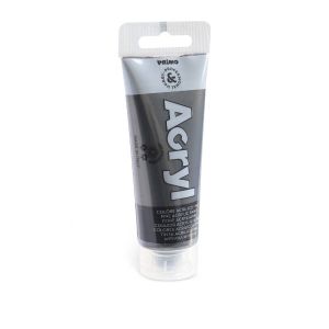 75ml Acrylic Tube - Metal Black