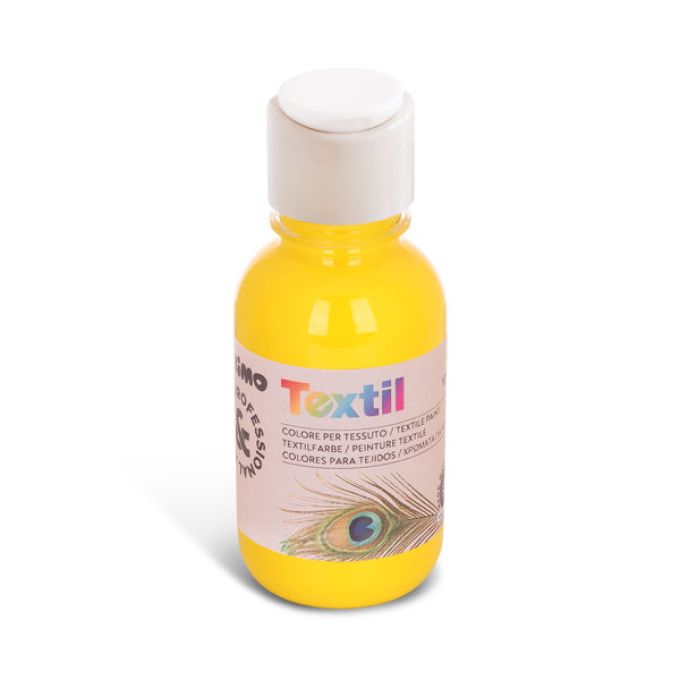 125ml Textile Paint - Primary Yellow